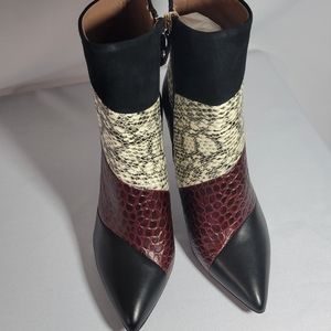 BCBGMAXAZRIA Multi Color Heel Bootie